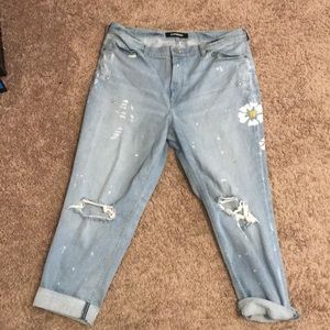 Express girlfriend jeans